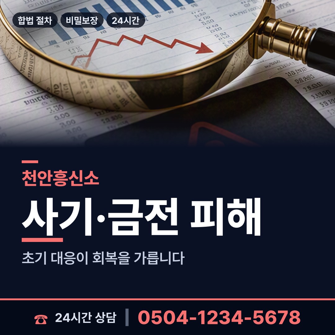 천안 신안동 별거증거 상담 안내